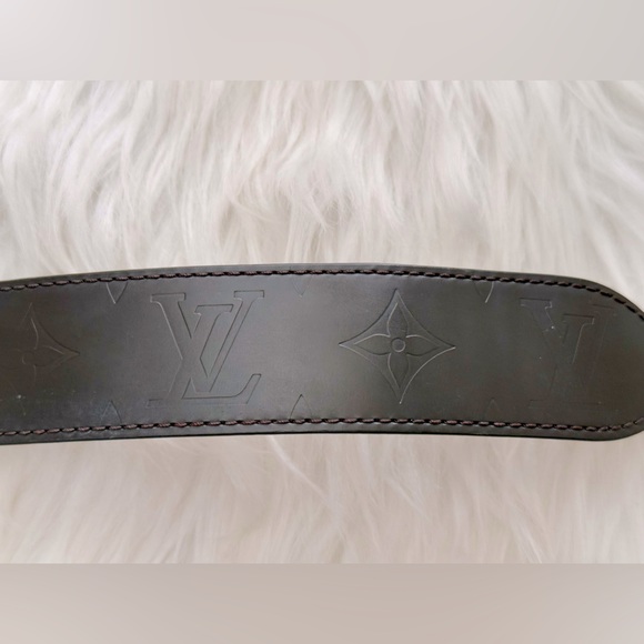 LOUIS VUITTON Leather Monogram Glacé Wrap Bracelet - Picture 5 of 9